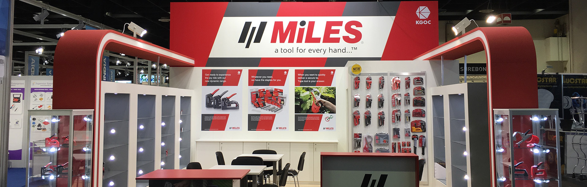 Miles in the spotlight at the International Hardware Fair