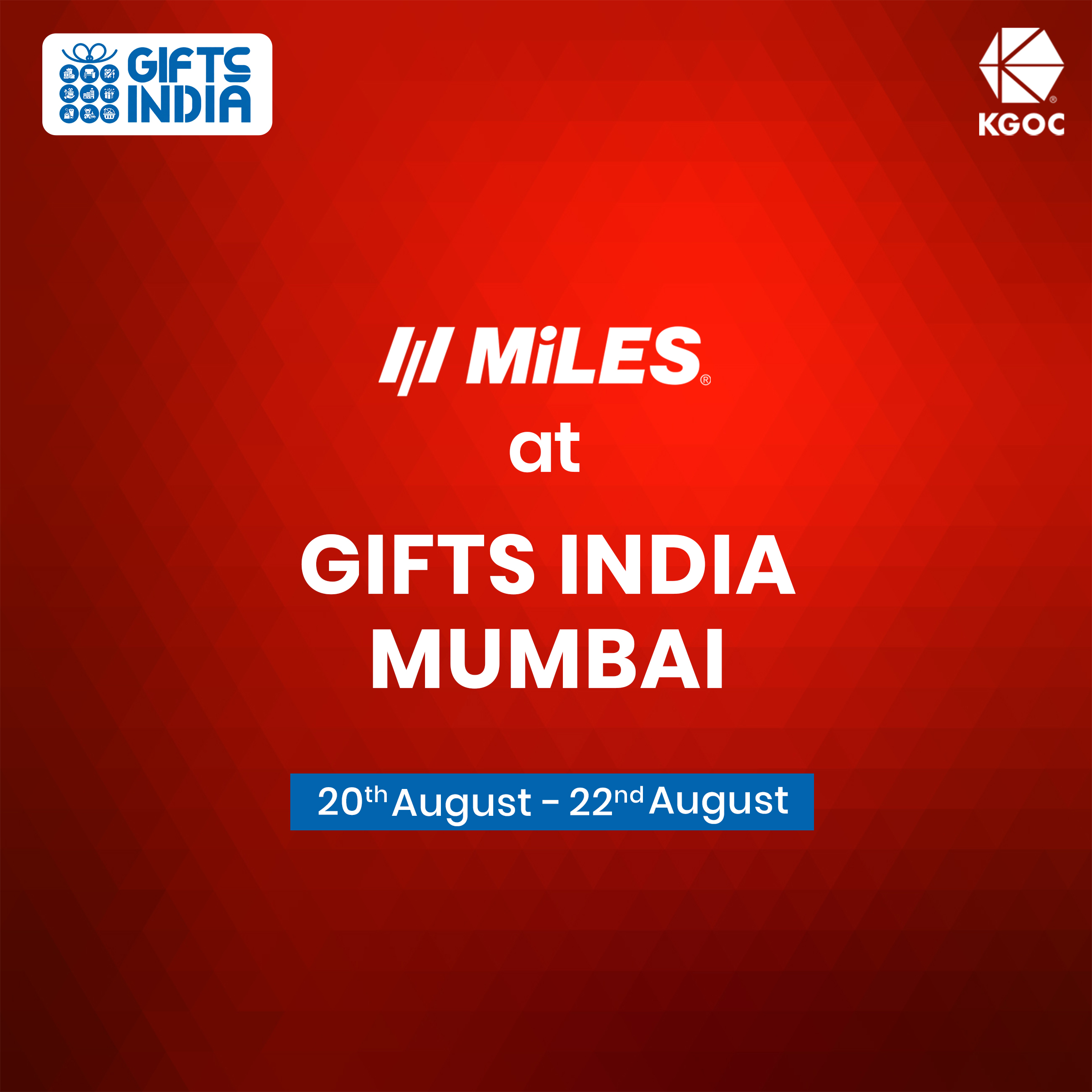 Miles at Gifts India 2026, Mumbai