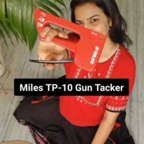 Festive Creativity: Ganeshji Backdrop with Miles TP-10 Gun Tacker