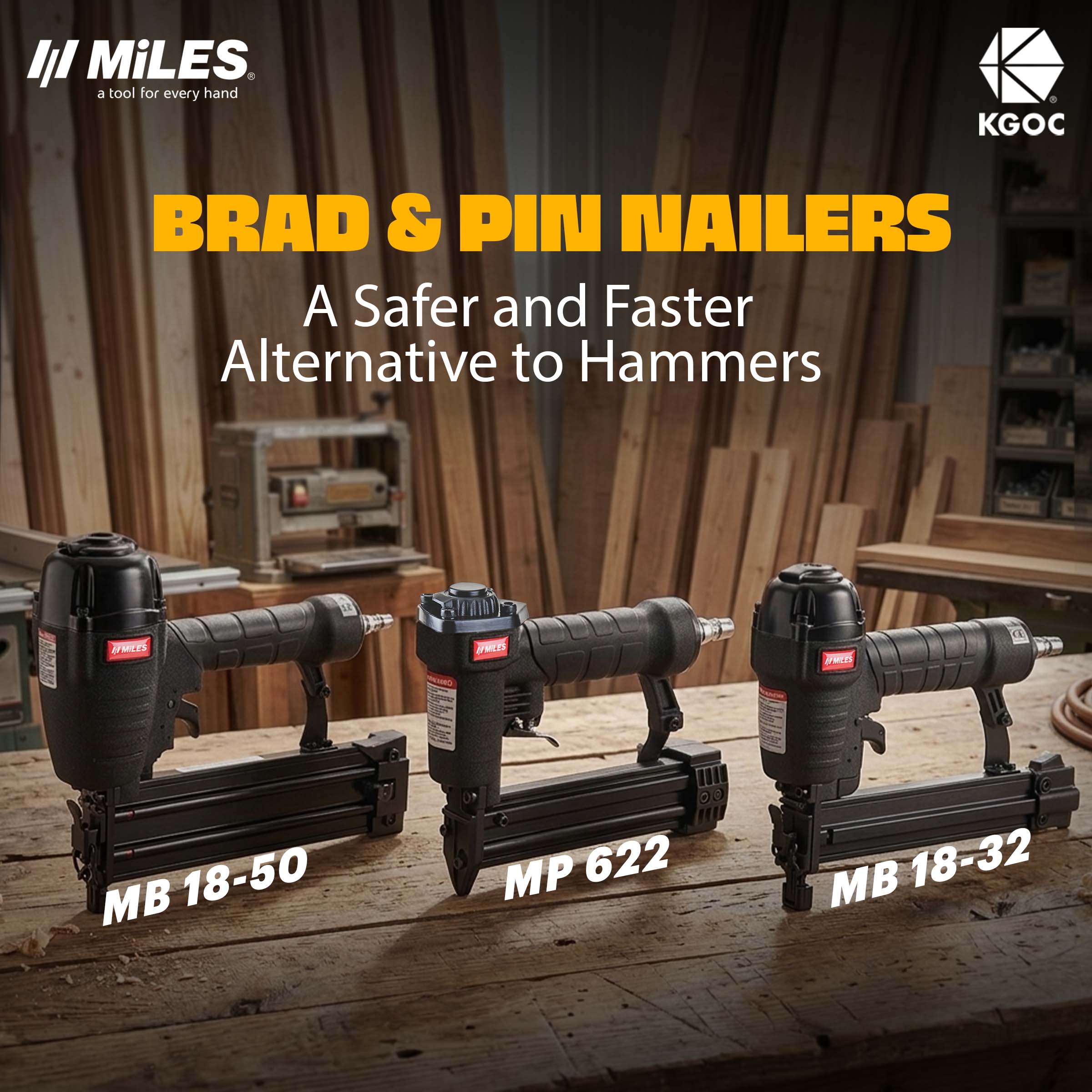 Brad and Pin Nailers