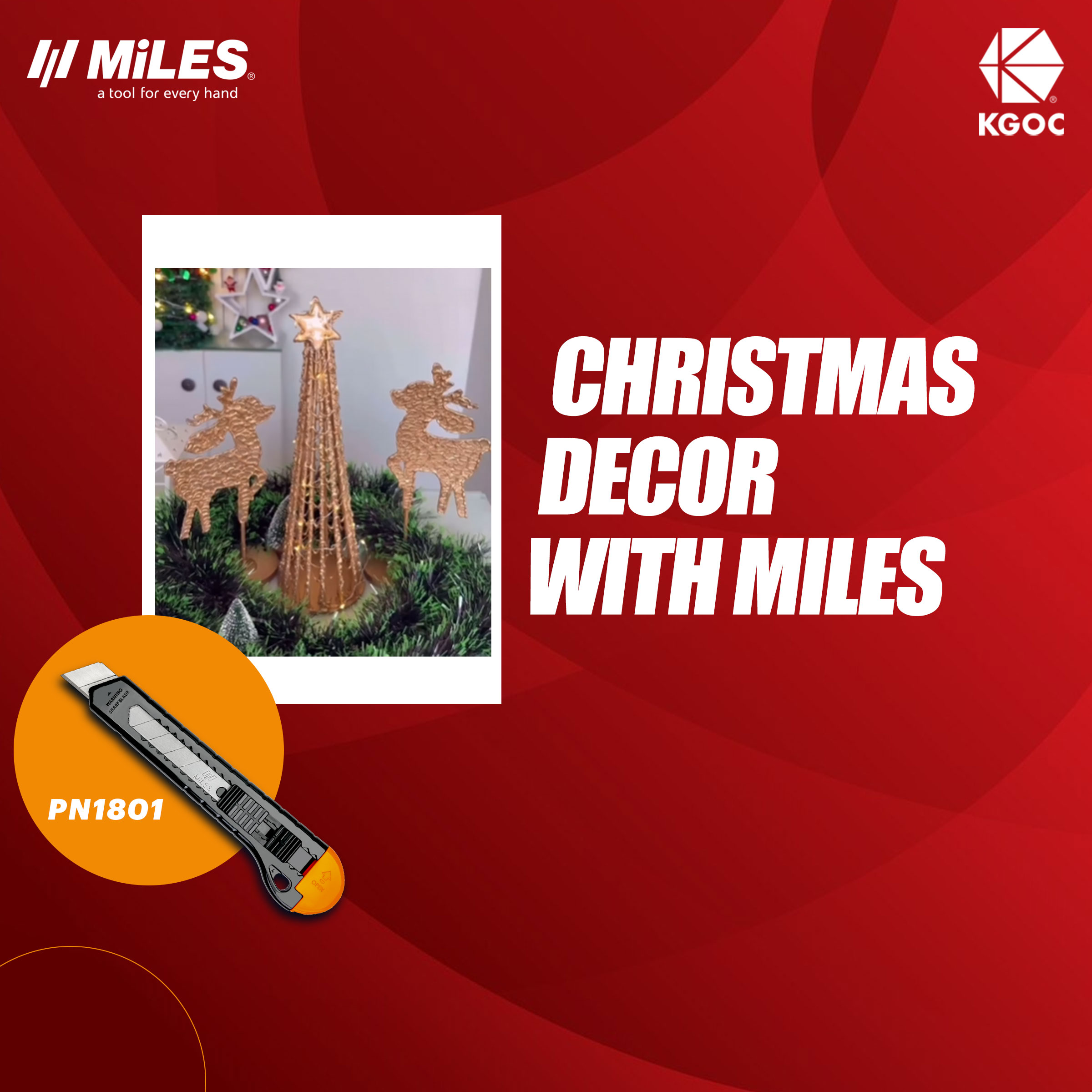 Christmas Decor with MIles