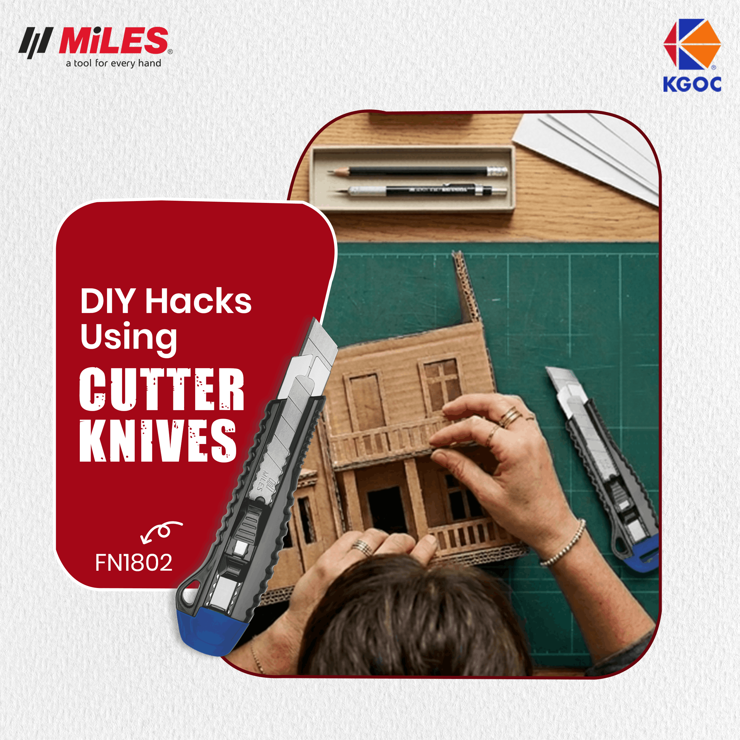 DIY Hacks Using Cutter Knives